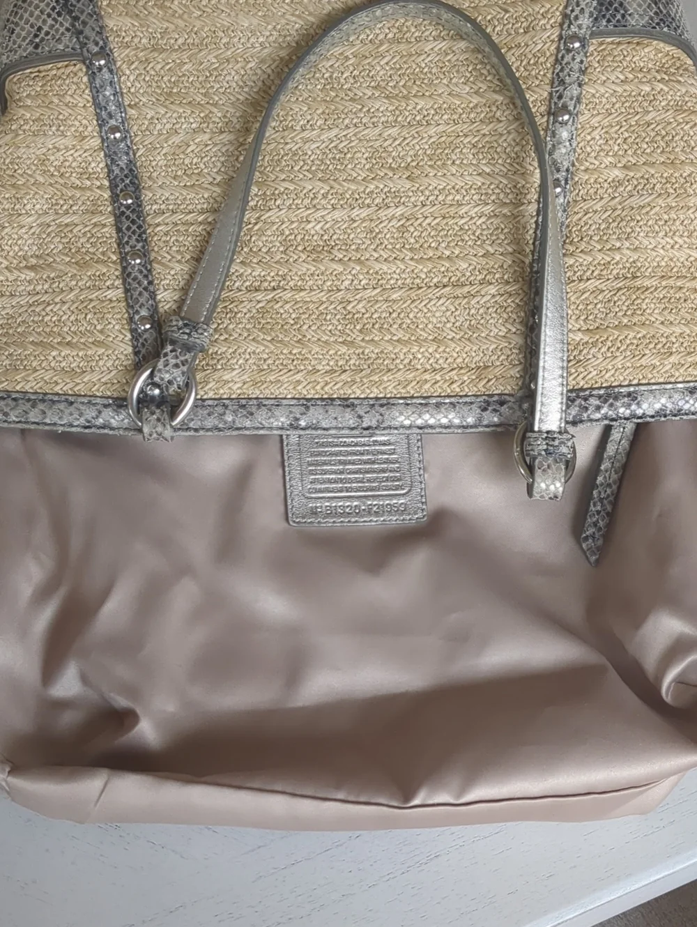 Coach Alexandra Straw Tote BagStyle: B1320-F21959